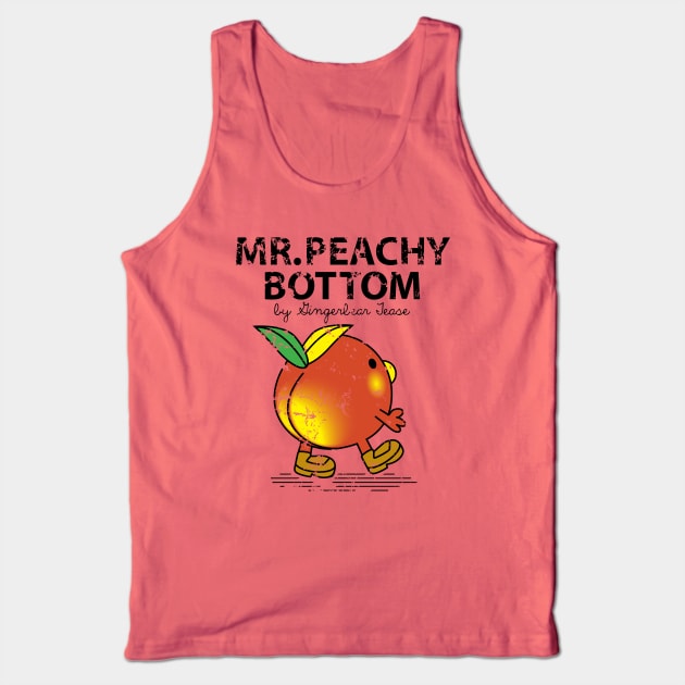 Mr. Peachy Bottom Tank Top by GingerbearTease